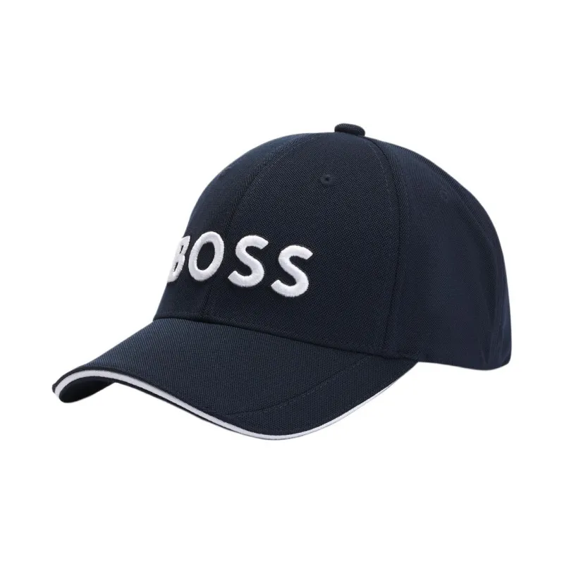 HUGO BOSS Polyester, Elastane Baseball Caps Men's Dark Blue-0