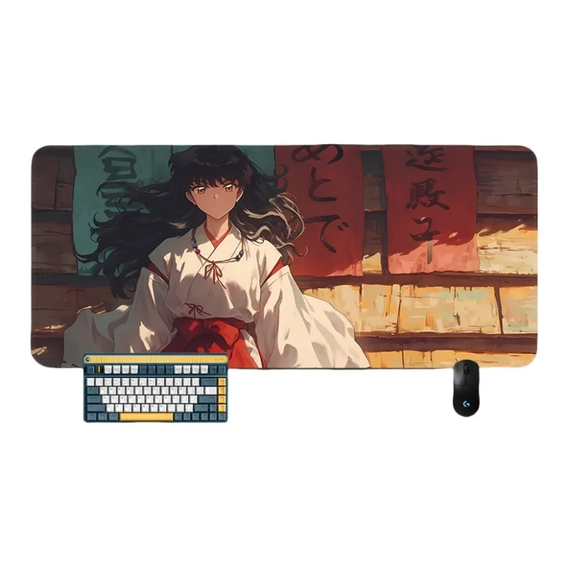 SHIBADU Rubber Inuyasha Extra Large Anime Computer Table Mat Desk Mat Good Looking Mouse Pad Mouse Pads-22