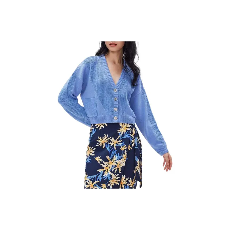 DVF Paulette Cropped Cardigan-1