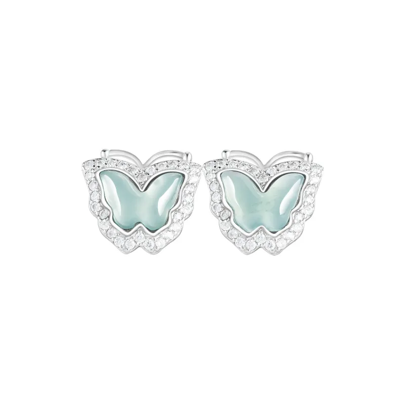 Jade Is Boundless Ice Type Jadeite Earrings Women's-4