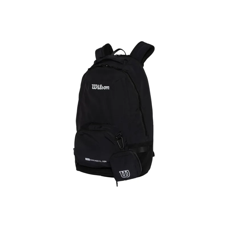 Wilson Nylon Backpack Unisex Black-2