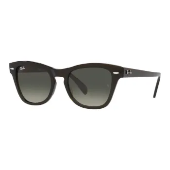 RayBan Plastic Square Sunglasses Unisex Olive Green