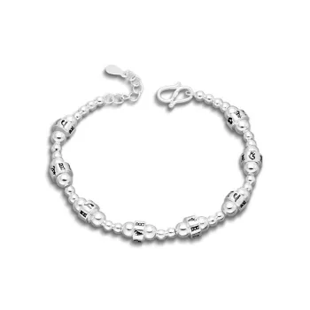 YUOFFICIAL S990 Fine Silver Bracelets Unisex