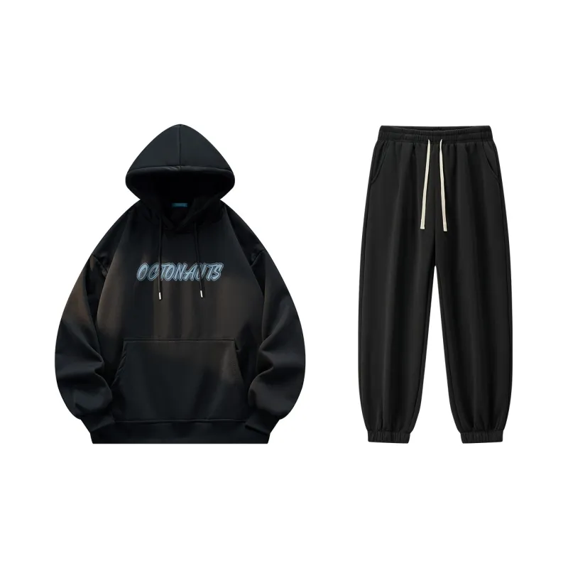 Small Columns Under The Sea Sweatshirt Set Unisex-7