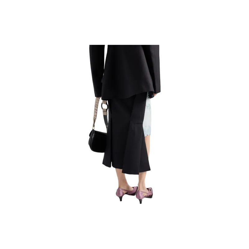 PRADA Deconstructed Midi skirt-2