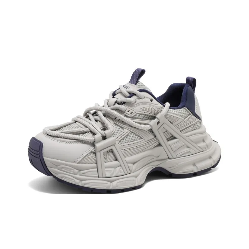 BELLE Wear-Resistant Slip-Resistant Low-Top Chunky Sneakers Women's-6