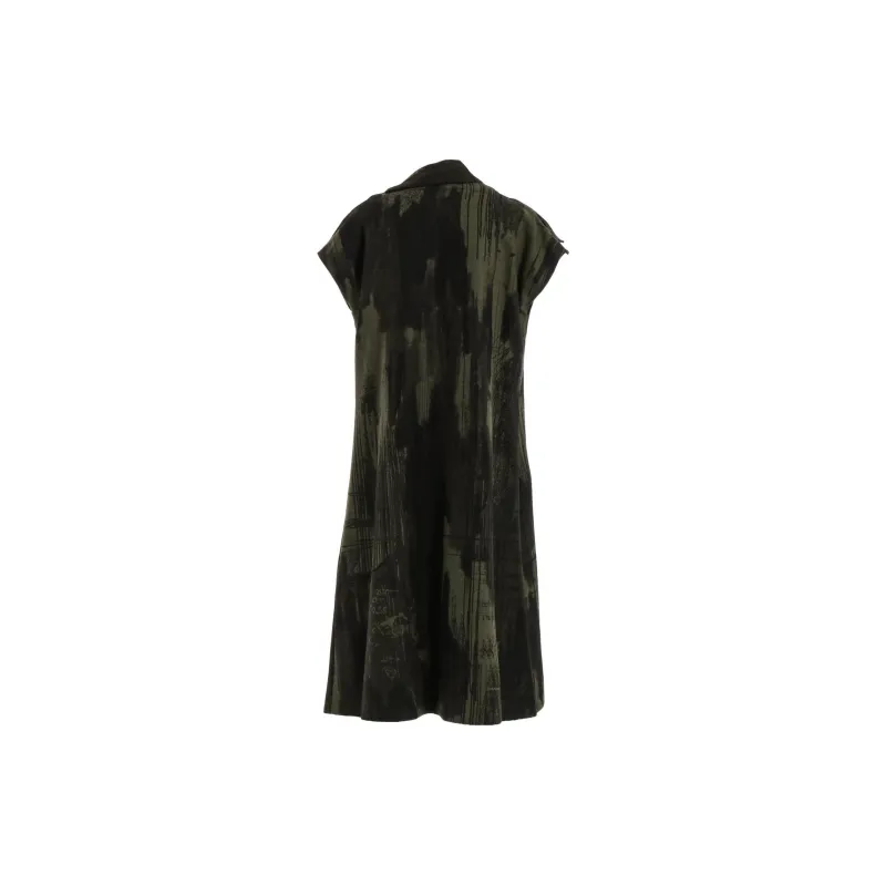 Yohji Yamamoto Y's FW24 Short Sleeved Dresses Women's Khaki-1