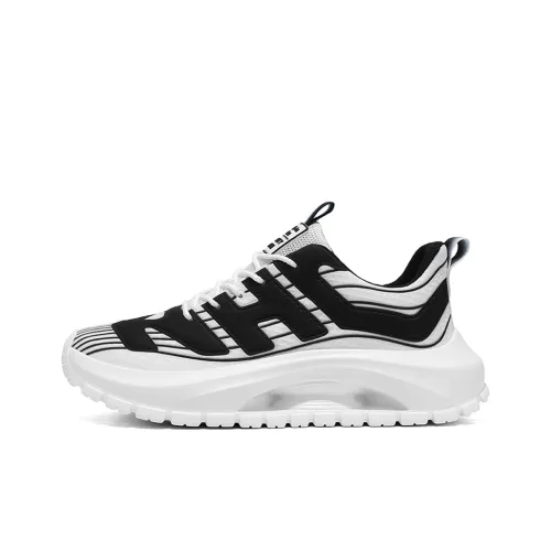 Meiretu Support Impact Resistant Low Top Casual Running Shoes Men's