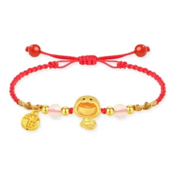 Old Qingyun Silver Building Gold Bracelet Unisex