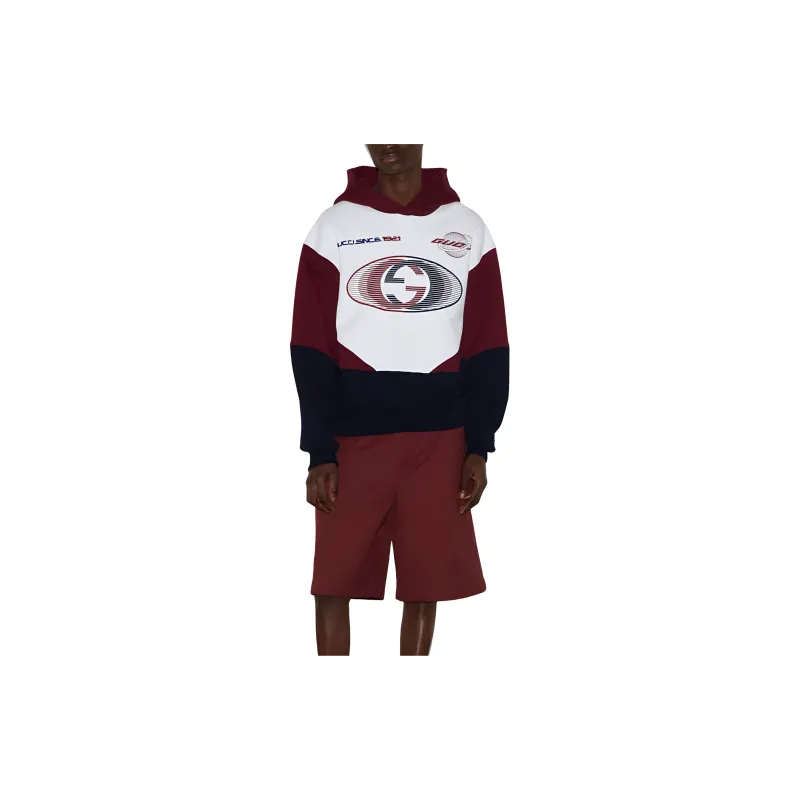 GUCCI Jersey texture Cotton Hoodie-2