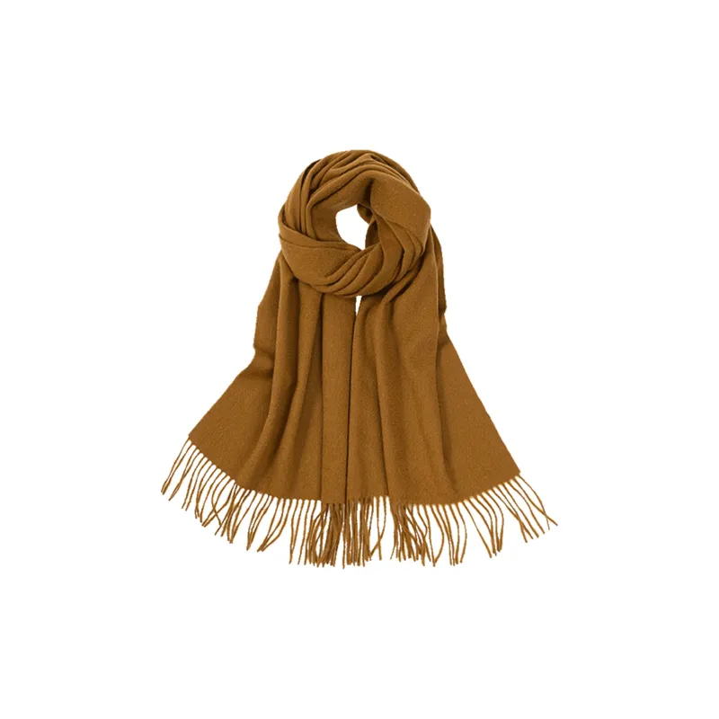 Shanghai Story 100% Sheep Wool Knit Scarves Unisex Multiple Colors-3