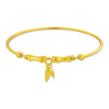 Old Qingyun Silver Building Gold Bracelet Unisex