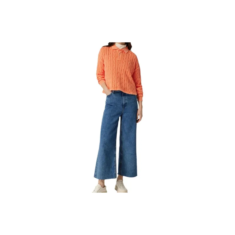 Polo Ralph Lauren SS23 Polo Shirt Women's Orange-3
