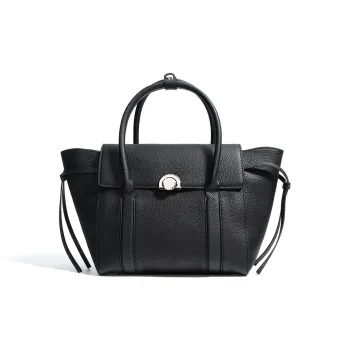 NIUMJ Top Grain Cow Leather Handbag Women's Black/Cherry Red/Cappuccino/Turquoise Gray
