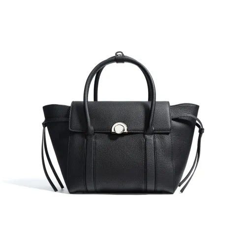 NIUMJ Top Grain Cow Leather Handbag Women's Black/Cherry Red/Cappuccino/Turquoise Gray