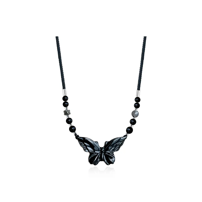 Tang Zhi Serpentine Jade Necklaces Unisex-0
