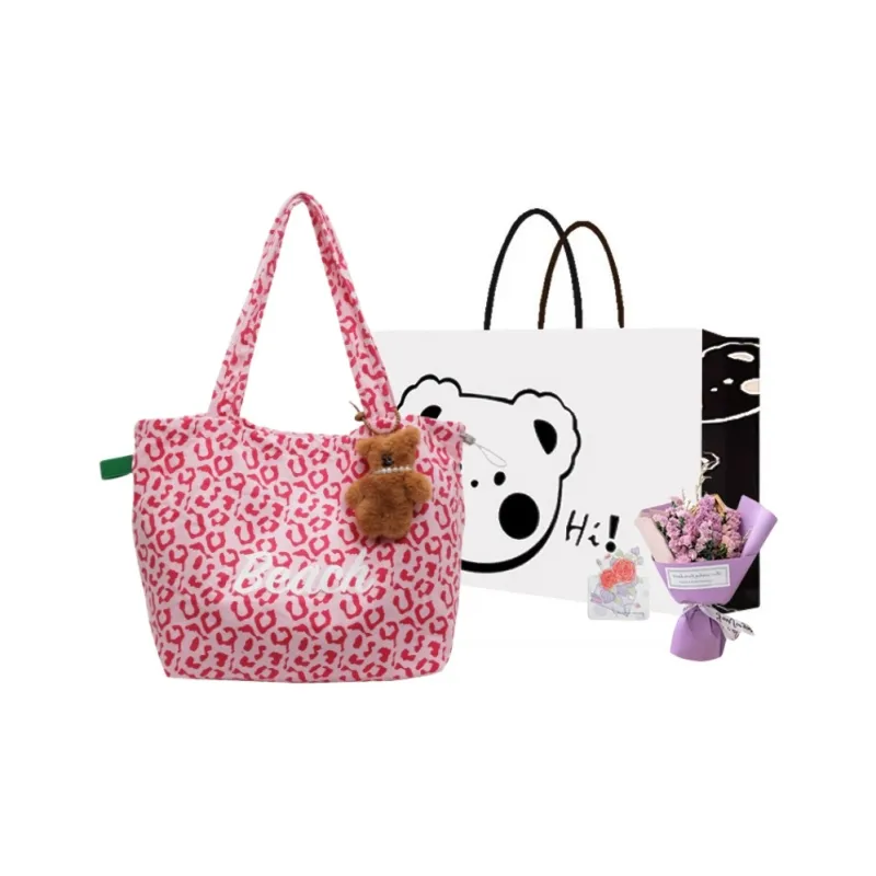 NX DOUGHNUT Canvas Canvas Bag For Students Shopping Bag Tote Bag Regular Women's Multicolor-18