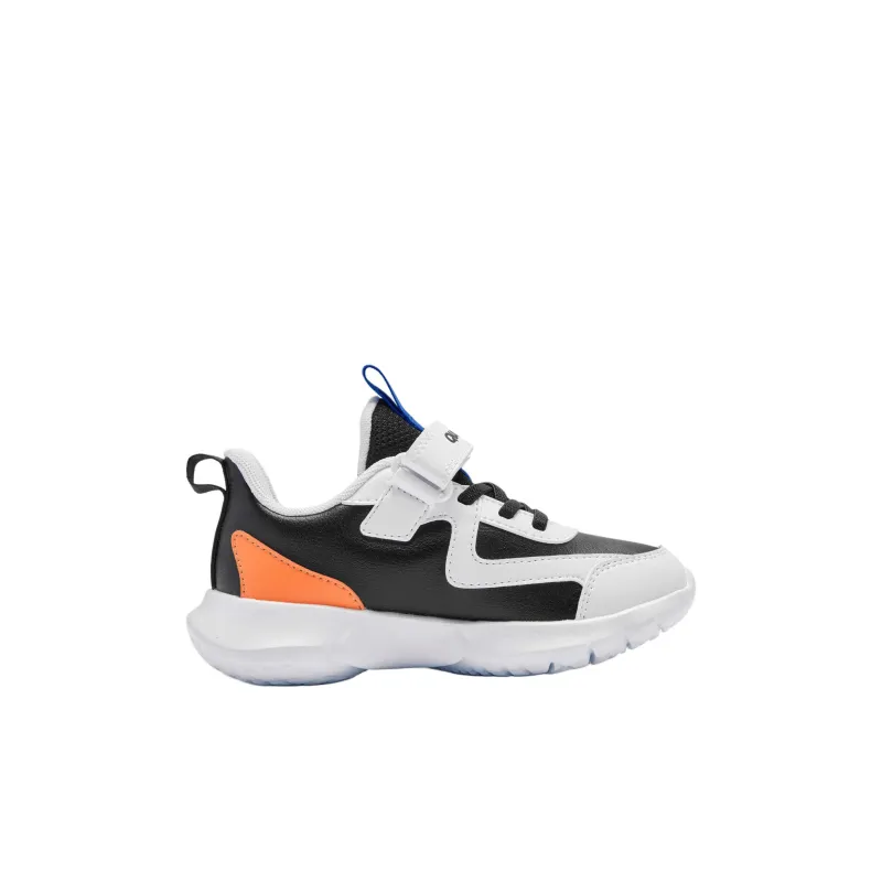QIAODAN Slip Resistant Anti Kick Low Top Kids' Running Shoes Black Orange Children Aged 3 7 Years Old-1