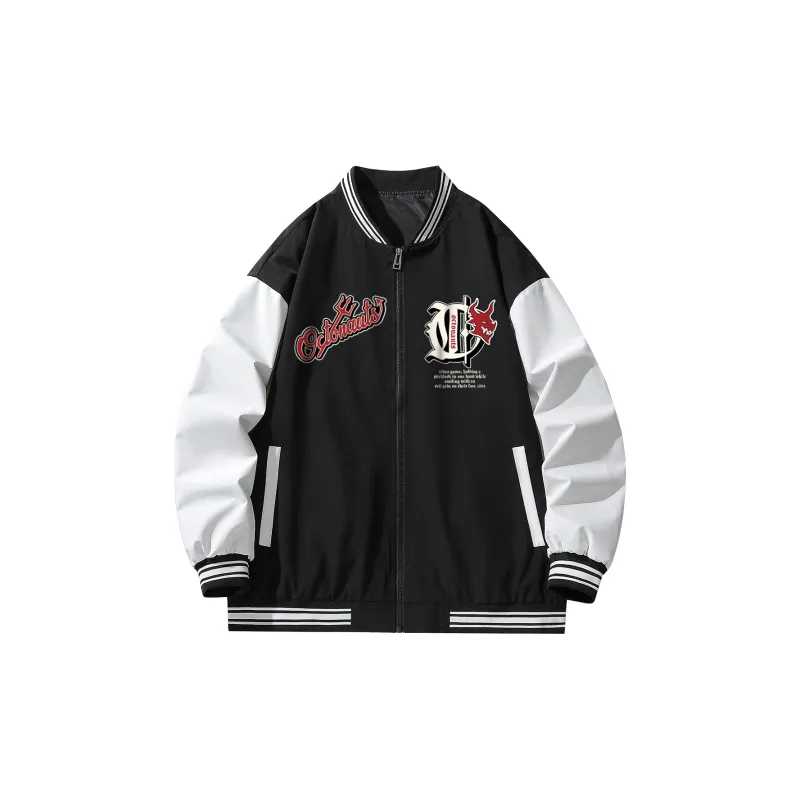 Small Columns Under The Sea Baseball Jacket Unisex-1