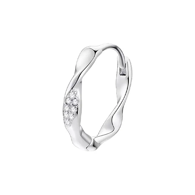 ZANC S999 Fine Silver Earrings Unisex-0