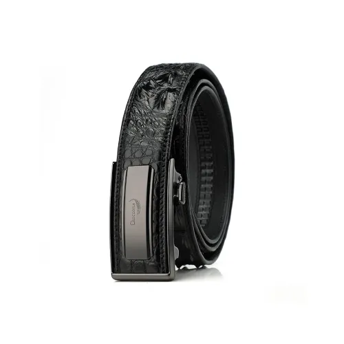 Crocodile Crocodile Leather Leather Belts Men's 3.5cm