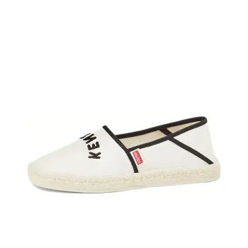 KENZO Logo-embroidered Organic-cotton Espadrilles Women's
