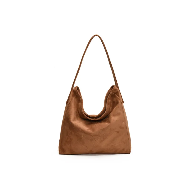 BRINCH PU Shoulder Bag Regular Women's Leopard Print Coffee/Brown-6