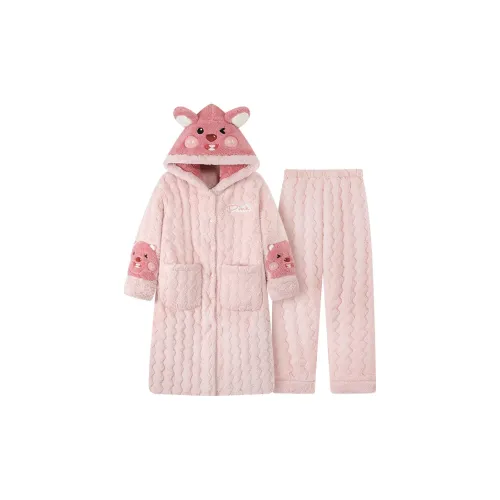 Maultiay Sleep Robe Women's Pink