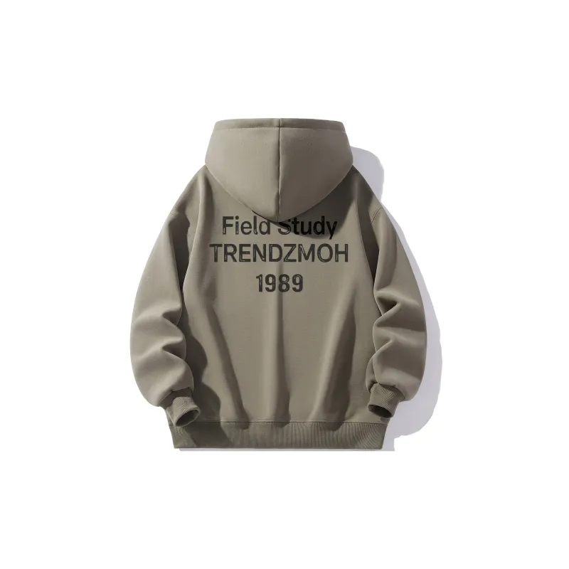 ZMOH Fleece Lined Hoodie Unisex Couple's-17