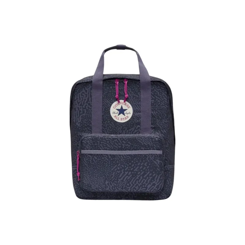 Converse Polyester Backpack Small Size Unisex Dark Purple-0