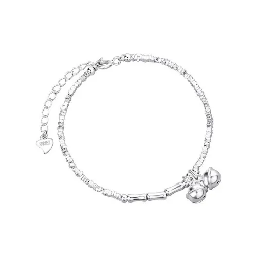 P&N S925 Silver Anklets Women's