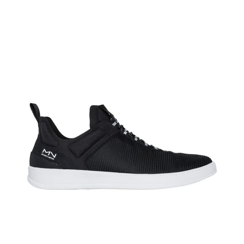 Skechers MARK NASON Lightweight Anti-Slip And Wear-Resistant Low-Top Casual Shoes Men's Black White-1