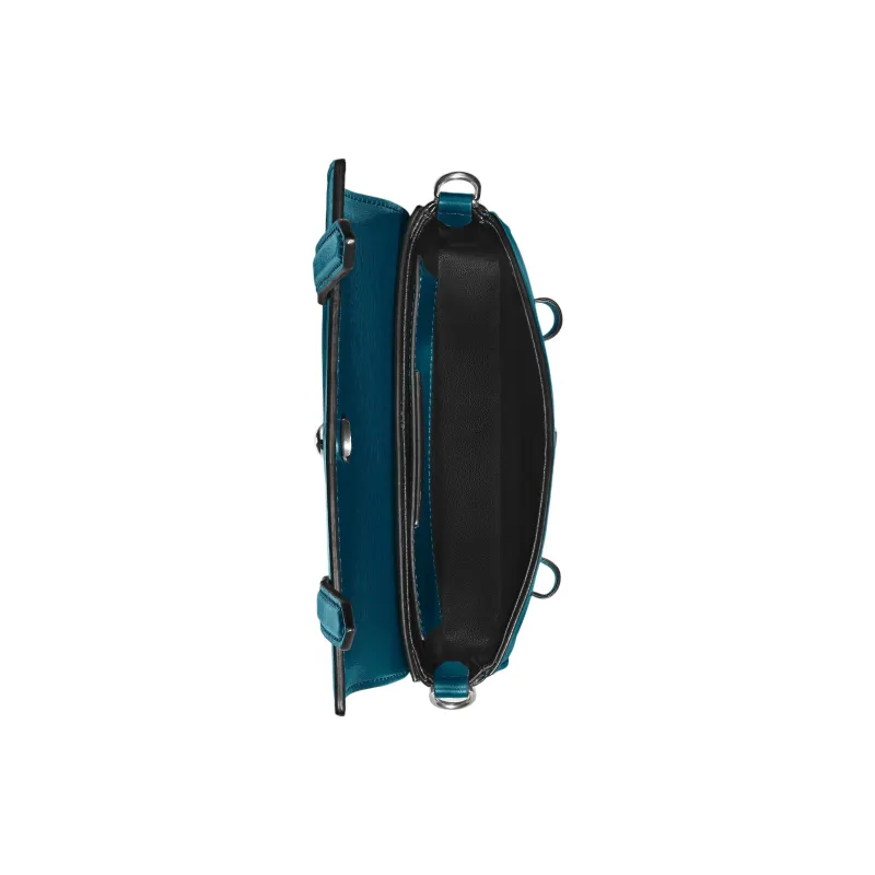 MONTBLANC Meisterstuck Full Grain Cow Leather Messenger Bag, Shoulder Bag, Crossbody Bag Mini Men's Cyprus Blue-4