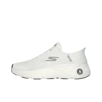 Skechers Slip Ins Shock Absorbers With Slip Resistant Features Low Top Casual Shoes Men's White