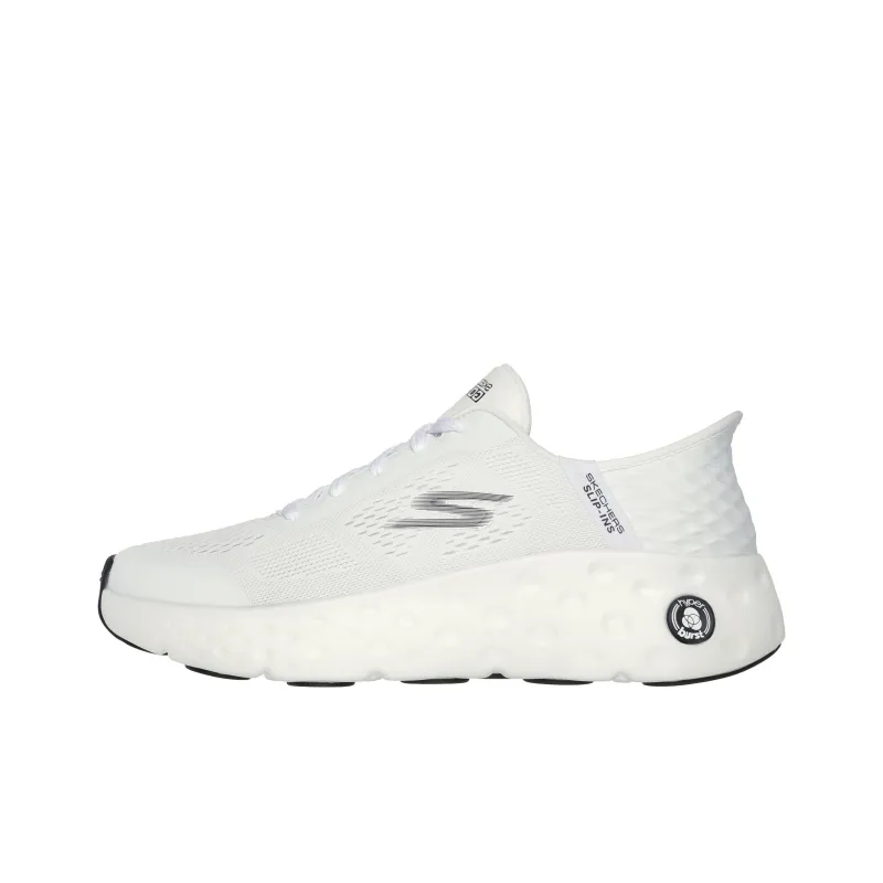 Skechers Slip Ins Shock Absorbers With Slip Resistant Features Low Top Casual Shoes Men's White-0