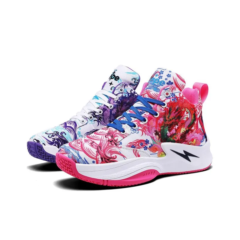 Pepe The Frog Slip Resistant And Abrasion Resistant Coverage Mid Top Basketball Shoes Unisex-2