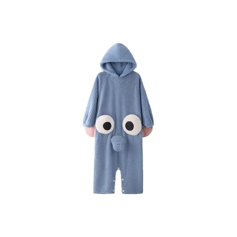 O'MESIK Home Onesies Women's Blue-0