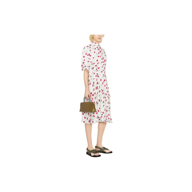 MARNI Floral Printed Midi Dress-3