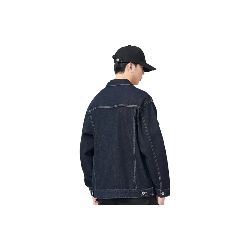 【dme】 Denim Jacket Unisex Dark Blue-1