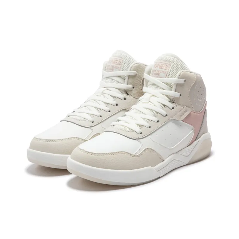 361° Winter Syndrome Warm Anti Slip And Wear Resistant High Top Skateboard Shoes Women's Ecru-2