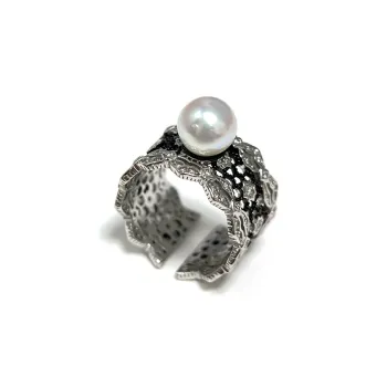 PEARL QUEEN Freshwater Pearl Rings Unisex