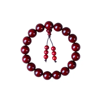 Ji Millennium Indian Small leaved Red Sandalwood Bracelets Unisex