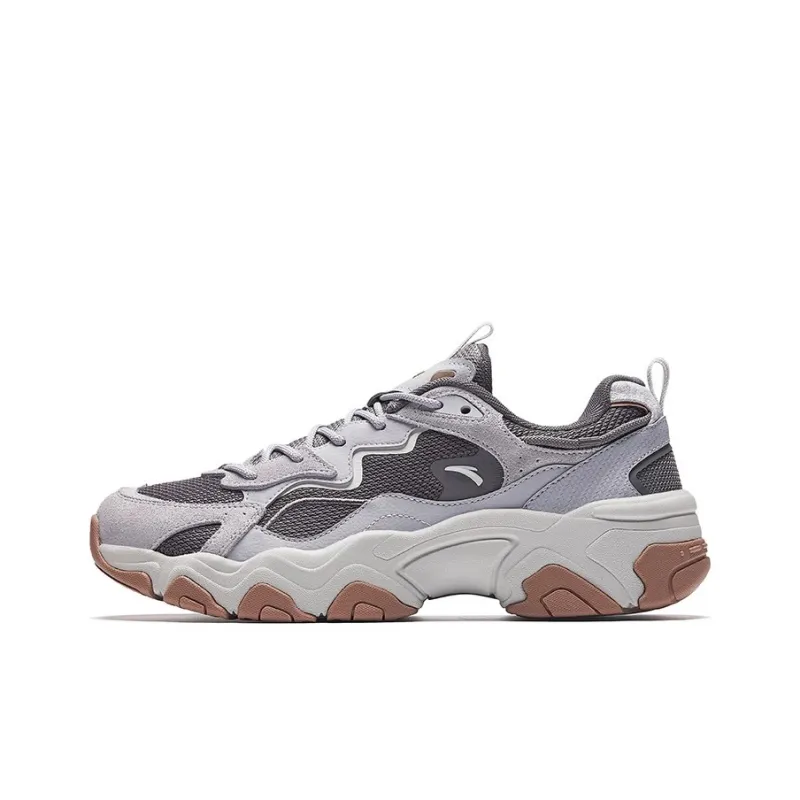 CHAOJIANTA Meteorite Anti Slip Wear Resistant Low Top Chunky Sneakers Men's Gray-0