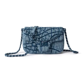 Lee Denim Crossbody Bag Regular Women's Light Blue