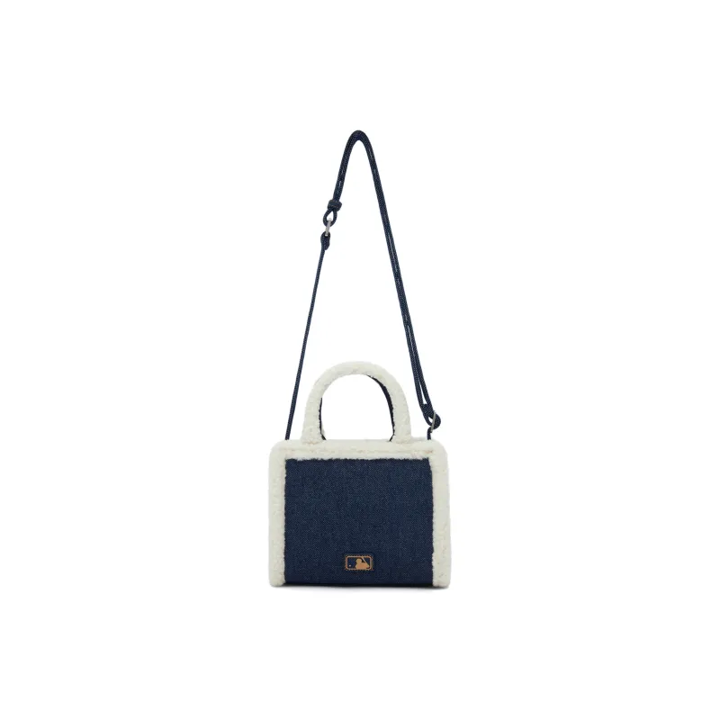 MLB   Tote Crossbody Bag Shoulder Bag Tote Bag Shopping Bag Handbag Regular Unisex Dark Marine Blue-3