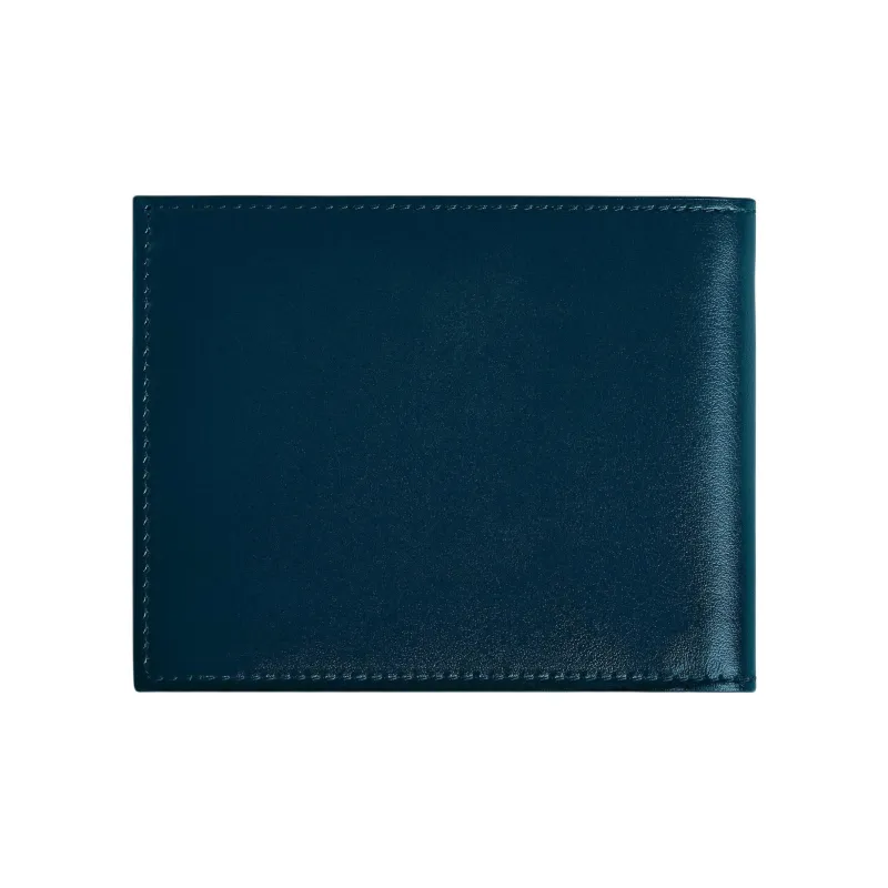 MONTBLANC Meisterstuck Full Grain Cow Leather Wallet Men's Cyprus Blue-2