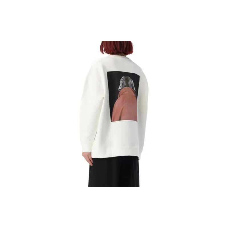 MaxMara Logo Embroidered Crewneck Sweatshirt-4