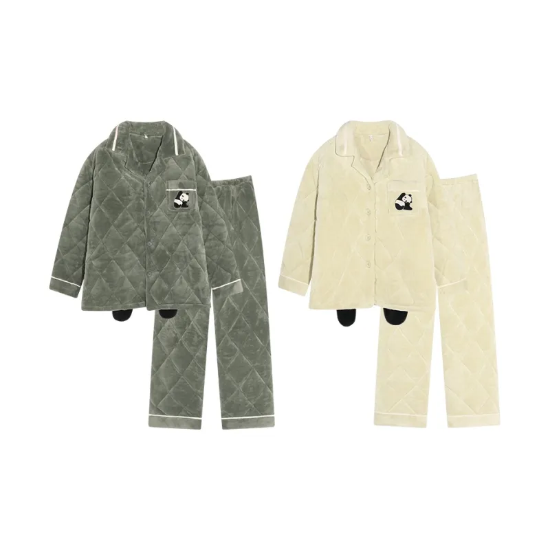 Lan Miao Pajama Set Unisex 2 Sets Red-7
