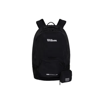 Wilson Nylon Backpack Unisex Black