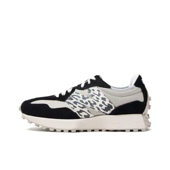 New Balance 327 Black Grey Leopard Women's